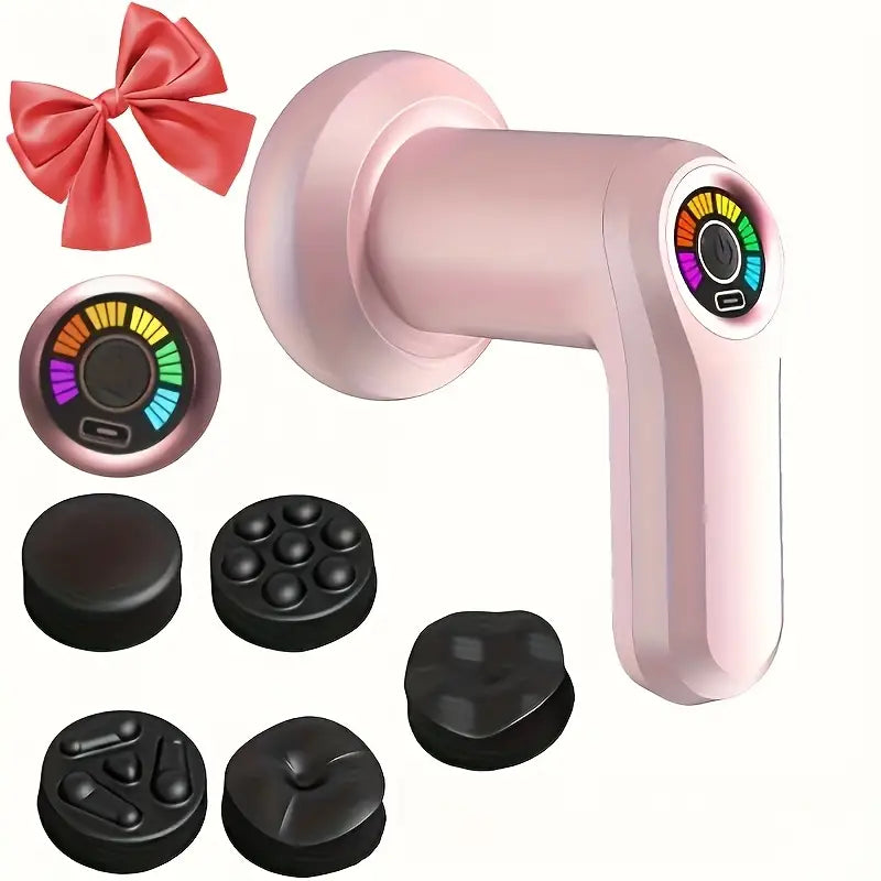 Massage Gun Deep Tissue, Pink Mini, Quiet and USB-C Rechargeable